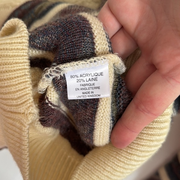 Vintage Devred 3D Knit Sweater / Made In United Kingdom / Large / Depuis 1902 - Picture 7 of 7